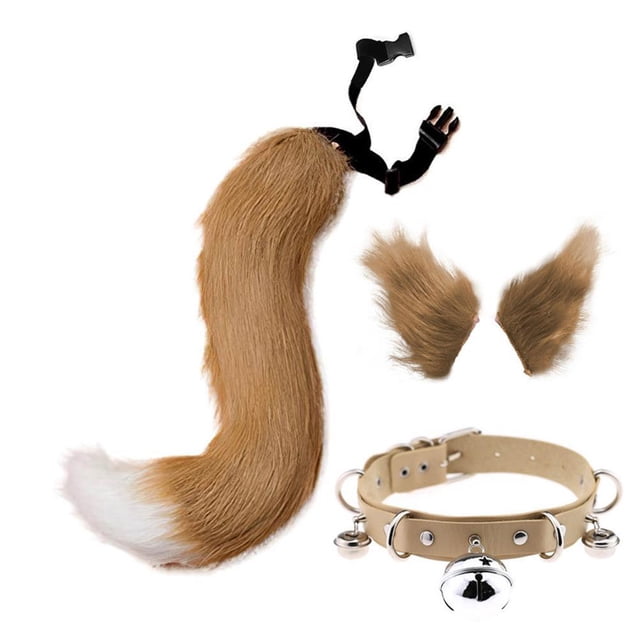 Halloween Fiesta Cosplay Conjunto Navidad Cola Oreja Personalidad Campana Cuello Collar Fabuloso Cosplay Traje Cola matsuzay HA043243-15