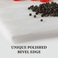 thumbnail image 7 of Koville Luxury Marble Granite Cutting Board for Kitchen,Rectangle, 16*12in, Namib Bianco, 7 of 7
