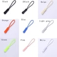 thumbnail image 2 of Removable Clip Broken Buckle Suitcase Tent Zipper Head Puller Replacement Zipper Rope Cord Rope Pullers Zipper Pull WHITE, 2 of 8