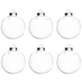 thumbnail image 2 of Riguas 6/12Pcs Fillable Christmas Balls with Lanyard Shatterproof Transparent DIY Plastic Hanging Decoration Xmas Tree Pendants, 2 of 7
