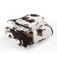 thumbnail image 6 of PANGUSHAN 100% Cotton Quilt Set King Size, 3pcs Farmhouse Cow Print Bedspread Quilt Bedding Set for King Bed, Reversible Western Bedding Set Lightweight Comforter Bed Spread,Brown, 6 of 13