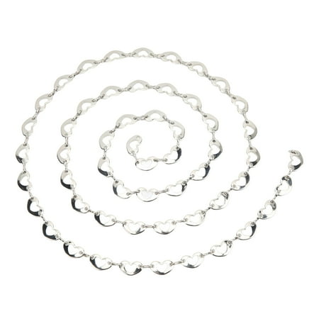 

Big sale 1 Yard Love Waist Chain Exquisite Simple Love Belly Chain Clothing Shoulder Straps Shoe Bag Decoration Ladies Gift