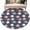 Blue, variant on Round Area Rug 8 Ft, Easter Bunny Washable Non-Slip Circle Carpet for Living Room/Bedroom, Colorful Eggs Spring Leaves Daisy Navy Blue Collection Low-Profile Large Area Rugs for Indoor