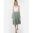 thumbnail image 4 of Falda plisada brillo sutil AMAD verde claro S AMAD SS22-F16, 4 of 5