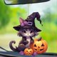 thumbnail image 1 of Nueva Decoración Navideña Gato Navideño Serie Navideña Colgante Para Árbol De Navidad Colgante Acrílico Para Coche, 1 of 6