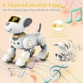 thumbnail image 3 of Robot Dog Toy,Intelligent Robot Dog,Robot Dog for Kids ,Remote Control Dog Toy Interactive Robot Pet,Robotics Toys,Programmable Sing & Dance Design Christmas Gifts Kids Age 3 5 4-13 Year, Gold, 3 of 6