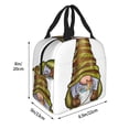thumbnail image 4 of Kdxio Fishing Gnome Fisherman Print Insulated Lunch Bag,Reusable Tote Lunch Box for Women Men,Leakproof Cooler Lunch Bags for Work Office Travel Picnic, 4 of 6