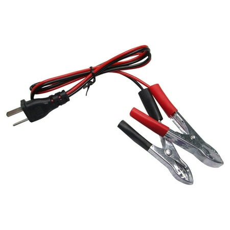 

Gasoline engine battery charging cable 12V with clip Battery cable with plug