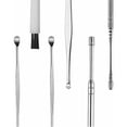 thumbnail image 3 of 6 ft 6 PCS Ear Wax Scraper Ear Cleaner Ear Wax Remover Earwax Curette Ear Pick Medico Ear Cleaner in Acciaio Inox Ear Cleaner Earwax Remover Ear Pick Earwax Curette, 3 of 5