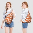 thumbnail image 2 of Abstract Art Sling Backpack - Modern Gallery Style Print Crossbody Bag, Fashionable for Work & School, 2 of 4