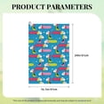 thumbnail image 4 of Pofeuu Color Dachshund Dog Print Premium Golf Towel with Carabiner Clip Absorbent Microfiber Waffle Pattern Golf Towel for Golf Bag Trolly Belt Loop, 4 of 8