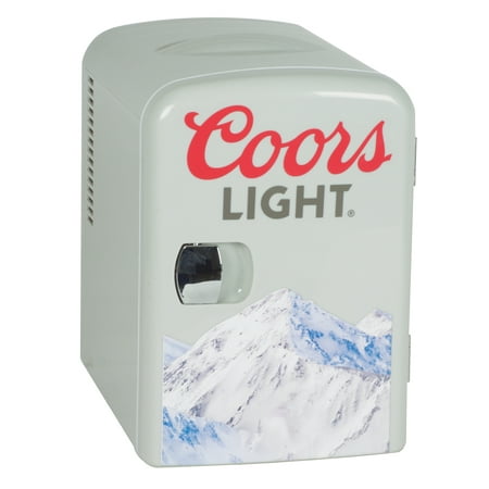 Coors Light Mirror - Koolatron Coors Light 6 can Compact Personal Electric Cooler CL04, Grey