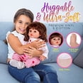 thumbnail image 4 of DOLLHOOD Reborn Baby Dolls - 18-Inch Realistic Baby Doll with Complete Baby Doll Accessories - Lifelike, Soft Silicone Newborn Girl Doll with Movable Arms and Legs - Comes with a Birth Certit, 4 of 5