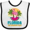 thumbnail image 3 of Inktastic Florida the Sunshine State Girls Baby Bib, 3 of 4