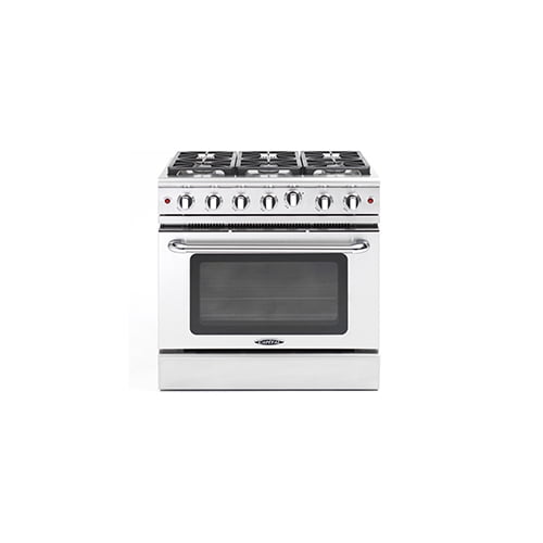 Capital 36"" Gas-Convec 6 Burner Range NG
