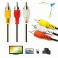 thumbnail image 3 of 10Ft 3 Rca Male To 3 Rca Male Cable Stereo Av Audio Video Composite Gold Plated, 3 of 6