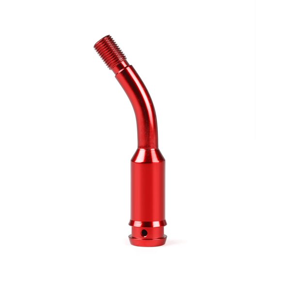 maskred Car Professional Gear Shifter Small Bend Shift Knob Knobs Extension Stick Lever Replacement Part Repairing Shop Red