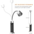 thumbnail image 3 of Lampe de Barbecue, Lampe de Barbecue LED Magnétique, Lampe de Barbecue Réglable à 360°, Accessoires de Barbecue Ensemble de Barbecue Extérieur (2 Pcs, Noir), 3 of 4