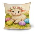 thumbnail image 1 of Funda de almohada para dibujar | Tela lavable para arte infantil | Funda de cojín decorativa para sofá, cama o coche | Funda de almohada de lienzo en blanco para manualidades navideñas, 1 of 5