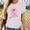 White, variant on Odbmxy Womens Tee Shirts Short Sleeve Summer Breast Cancer Tops Women Funny Graphic Casual Regular Festival Red Tops