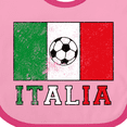 thumbnail image 4 of Inktastic Italian Soccer Boys or Girls Baby Bib, 4 of 4