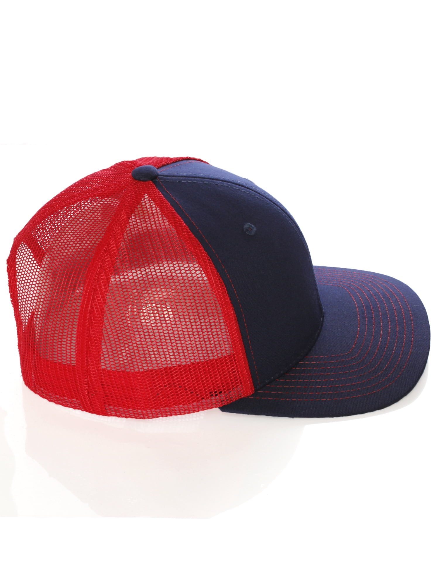 Retro Snapback Hat Adjustable Two-Tone Baseball Cap Unisex Vintage Retro Style Plain Two Tone Trucker Hat Adjustable  main image 4