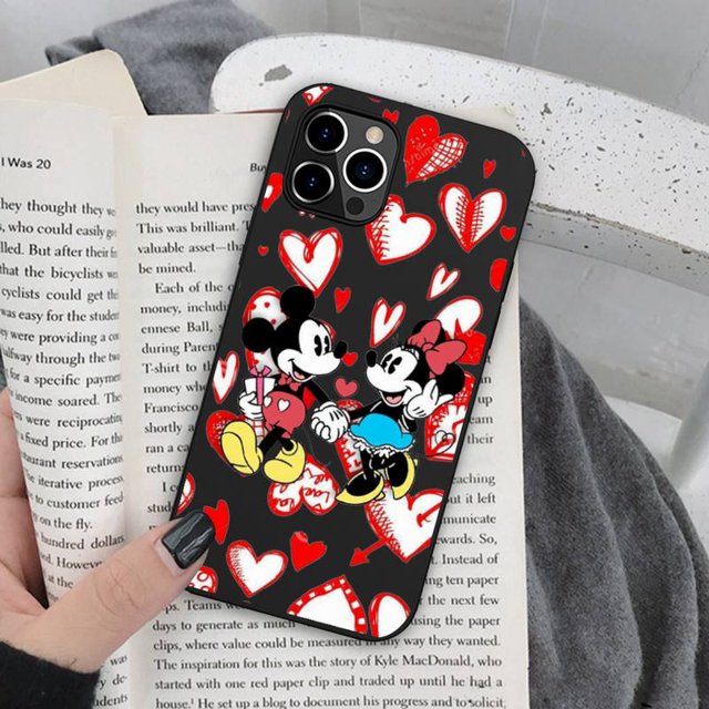 Funda de teléfono de mickey minnie mouse, funda de silicona suave para iphone 14 13 12 11 Pro Mini XS MAX 8 7 Plus X 2020 XR Tan Jianjun unisex