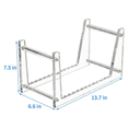 thumbnail image 4 of 4X Clear Vinyl Record Stand Holder for Desktop Album Storage, Acrylic Vinyl Record Shelf Display 50, 4 of 6