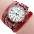 thumbnail image 1 of Reloj de cuarzo para hombre, relojes para hombre CCQ, reloj de pulsera vintage de cuero de vaca, reloj de pulsera para hombre y mujer, reloj de cuarzo RD, 1 of 1