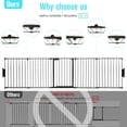 thumbnail image 3 of IMAGE Dog Pet Playpens Pets Playard, Install-free 122-Inch 5 Panels Indoor & Outdoor Pet Exercise Play Pen Large Puppy Fireplaces Fence, 3 of 8