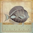 thumbnail image 2 of Medley, Elizabeth 26x26 White Modern Wood Framed Museum Art Print Titled - Vintage Fish II, 2 of 4