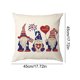 thumbnail image 2 of Bandera Patriótica Americana Letra Día de la Independencia Funda de almohada de lino 18x18 pulgadas Funda de cojín decorativa para sofá Oficina Decoración del hogar Regalo festivo Cuidado fácil, 2 of 5