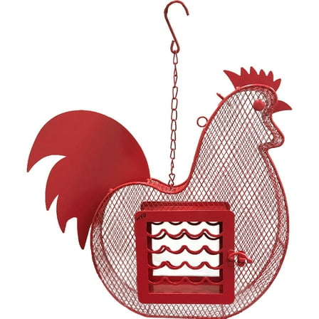 Heath 21815 Rooster Suet & Seed Feeder