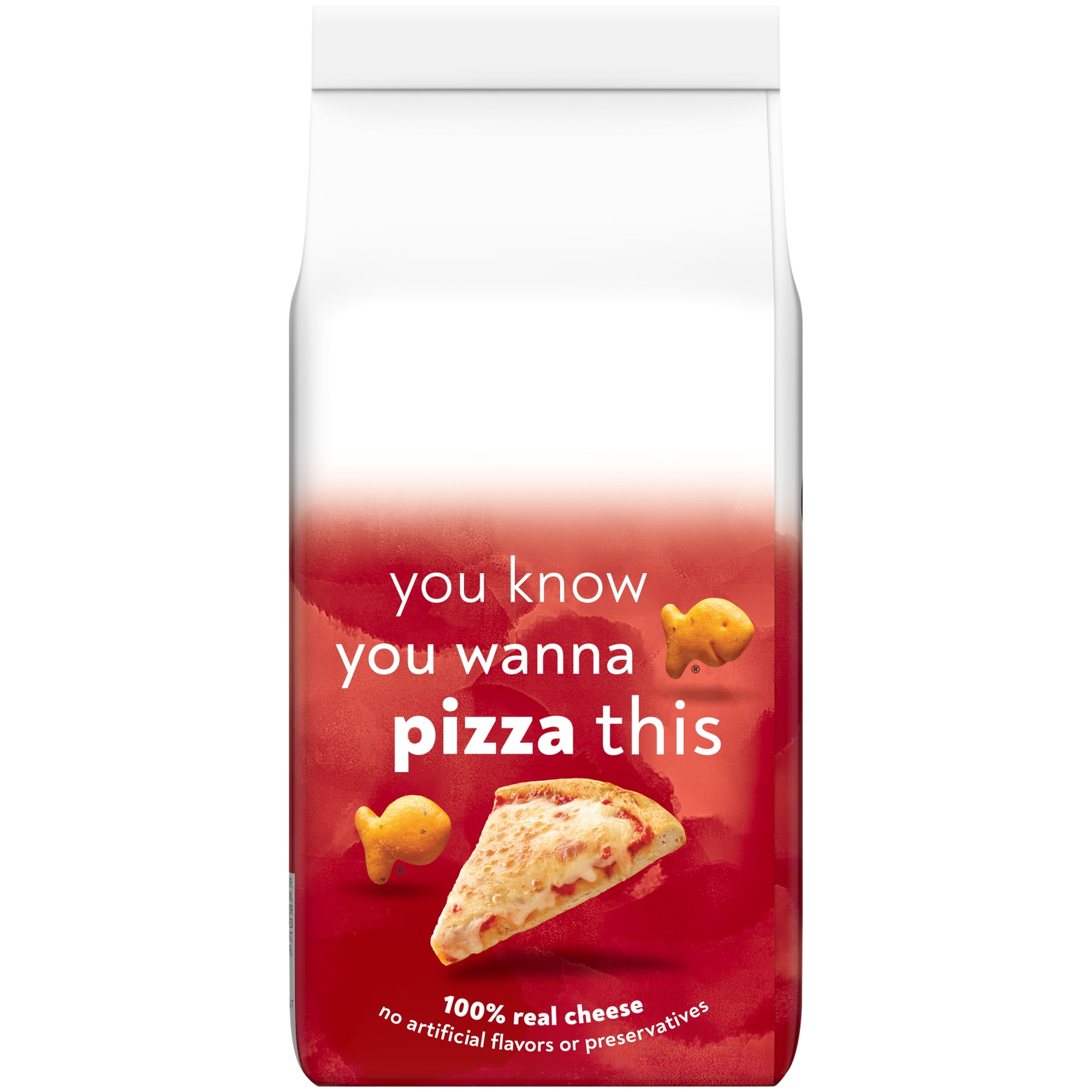 (3 pack) Goldfish Pizza Cheese Crackers, 6.6 oz Bag