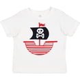 thumbnail image 3 of Inktastic Pirate Ship with Skull and Crossbones Boys or Girls Toddler T-Shirt, 3 of 5