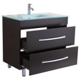 thumbnail image 2 of Style 4 - 36”W Black Vanity Sink Base Cabinet with Mirror (LV4-36B), 2 of 3