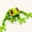 Golden green 1pc, variant on Funny Gift Home Decoration 3D Printed Articulated Tree Frogs Realistic Animal Fridge Magnet Desktop Decor For Kitchen Office