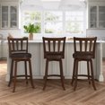 thumbnail image 6 of Hillsdale Furniture Presque Isle Wood Counter Height Swivel Stool, Cherry, 6 of 16