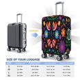 thumbnail image 6 of Bixox Washable Colorful Floral2 Printed Luggage Cover, Fashion Suitcase Protector Fits for Large luggage, 6 of 8