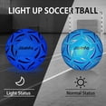 thumbnail image 2 of Light Up Soccer Ball Size 5, Glow in The Dark Soccer Ball Luminous Soccer Balls for Day&Night Games and Training Gifts for Men Youth and Adult Night Games, 2 of 9