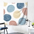 thumbnail image 2 of YFYANG Abstract Circle Line Doodle Tapestry, Bedroom Dormitory Living Room Decoration Tapestrys Wall Hanging , 59 x 59 in, 2 of 9