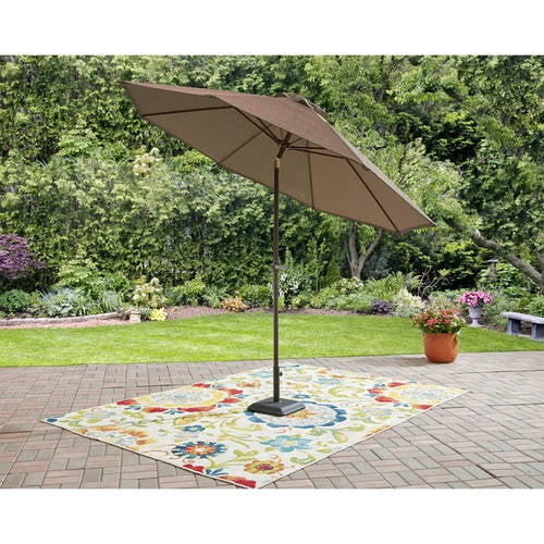 Mainstays Wesley Creek 9' Umbrella with Tilt, 9 ft. by