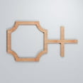 thumbnail image 5 of Ekena Millwork 19 7/8"W x 11 3/8"H x 3/8"T Small Bradley Decorative Fretwork Wood Wall Panels, Cherry, 5 of 7
