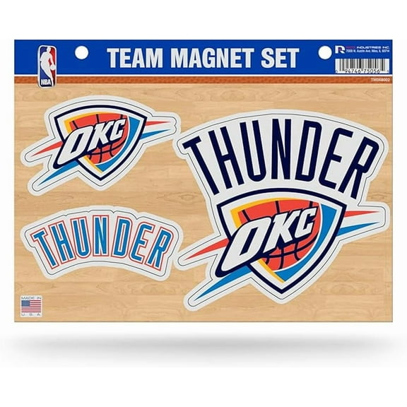 Thunder Die Cut Team Magnet Set Sheet, 8.5 x 11"