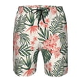 thumbnail image 4 of Naloa Lilies Flowers Men's Beach Shorts, Surfing shorts, Swim trunks, Quick Dry Swim Trunks for Surfing Beach Fun - Large, 4 of 9