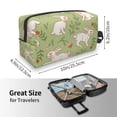 thumbnail image 3 of Uemuo Cute Rabbit And Flower Pattern Portable Toiletry Bags with Handle, Waterproof travel Make up Bags for Women, Large Capacity Travel Cosmetic Bags, 3 of 9