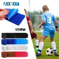 thumbnail image 2 of 1/2/4 Paires de Bandes de Protection pour le Tipi de Soccer, Bandage Fixe Ajustable Élastique Sportif 4 Couleurs-4 Paires, 2 of 6