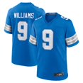 thumbnail image 1 of Men's Detroit Williams 9 Blue Player Game Stitched T-shirts Performance Top, Small, 1 of 2
