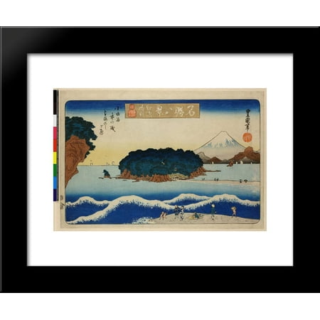 Enoshima seiran 20x24 Framed Art Print by Utagawa Toyokuni II