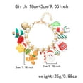 thumbnail image 7 of PISONIC Christmas Charm Bracelet for Women Christmas Party Costume Accessories Gift, 7 of 7